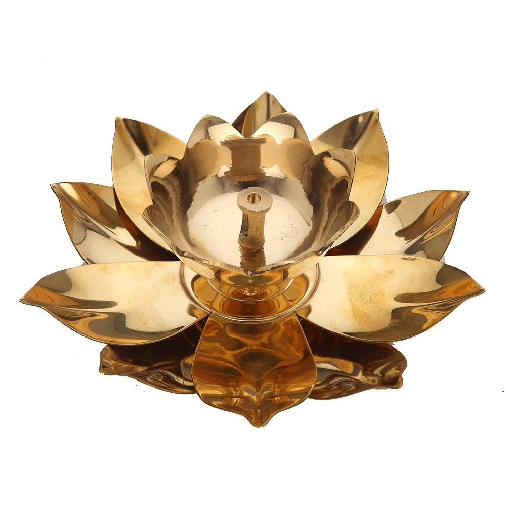 Lotus Brass Diya