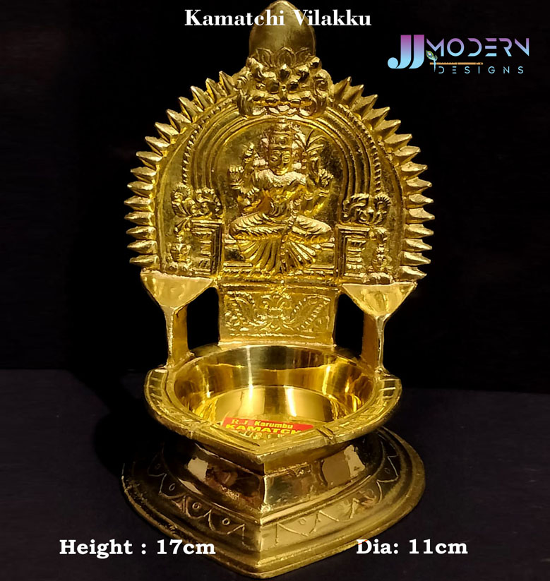 Brass Kamatchi Vilakku height 11cm Navarathri Golu Dolls Online Shopping JJ Modern Designs online golu dolls golu bommai in chennai navarathri