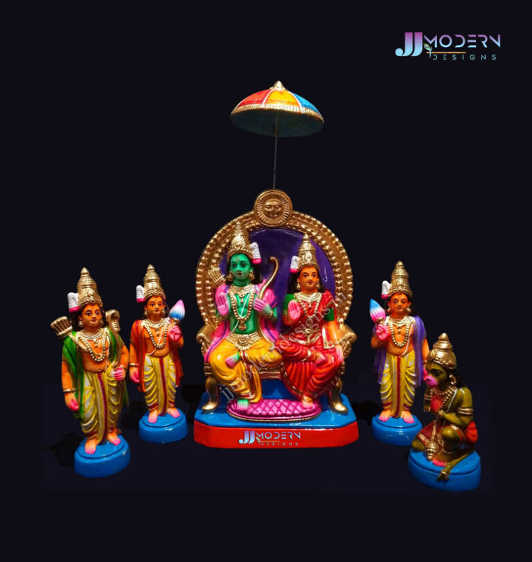 Ramar Pattabhishekam (P/M) Navarathri Golu Dolls Online Shopping JJ