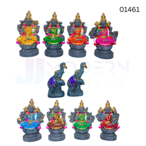 Stone Finish Astalakshmi 11 Inch (Clay ) 01461