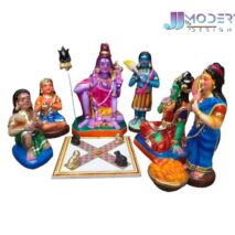 Sivan Parvathi Ludo 10Inch(Clay)