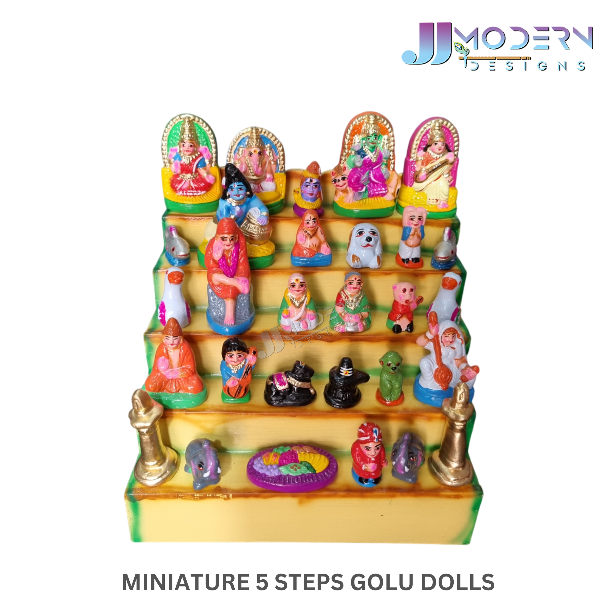 Miniature 5Step Golu Padi Set Navarathri Golu Dolls Online Shopping JJ Modern Designs online golu dolls golu bommai in chennai navarathri golu