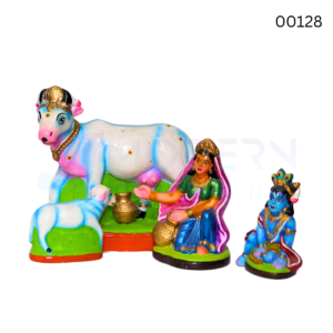 Yasodha Karvai Set  | 9 Inch | Clay - 00128