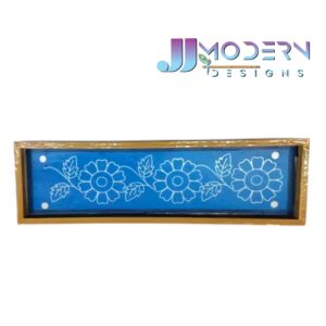 Flower Rangoli Border Stencil