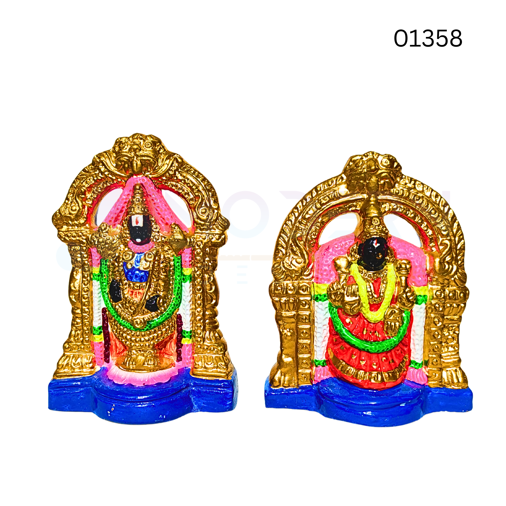 Perumal Thayar 7inch (clay ) 01358