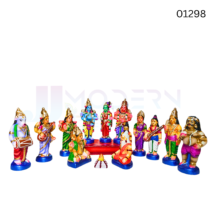 MEENAKSHI KALYANAM SET | CLAY | 9 INCH | 01298