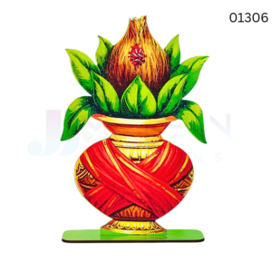 KALASH WITH COCONUT | MDF | 10 INCH | 01306