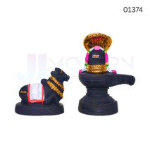 Nandhi lingam | 5 inch | clay | 01374