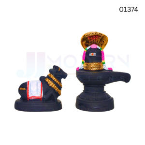 Nandhi lingam | 5 inch | clay | 01374