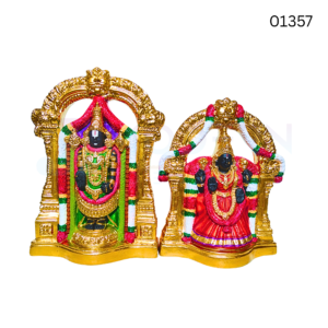 Perumal Thayar | clay | 12 inch | 01357
