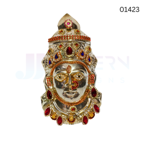 Varalakshmi  silver Face | 6 inch |  Synthetic | 01423