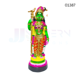 Raja Sengoal Meenatchi  | 15 inch | clay | 01387