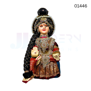 Varalakshmi Doll (blue) | 19 inch | Synthetic | 01446