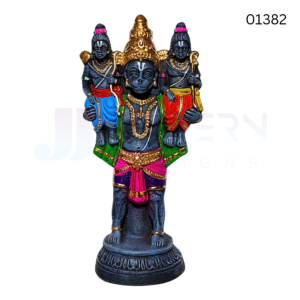 Ramar Lakshmanan Hanuman | 13 inch | clay | 01382