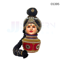 Varalakshmi face and sombu | 13 inch | 01395