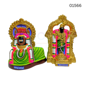 Kabalishvarar Karupangambal | 15 inch | Paper Mache | 01566