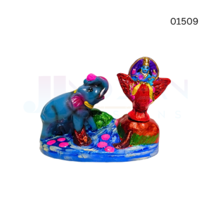 Gajendra Moksham | 6 inch | Clay |	01509