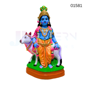 Cow Kirshna | 15 inch | 	Clay	| 01581
