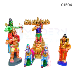 Ravana Vadham |15 INCH | Clay |01504