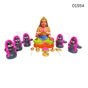 Tiruchendur Panja Linga Poojai Murugar Set 8 inch | paper Mache | 01552