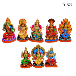 ashta mariamman | 14 inch | Paper Mache | 01577