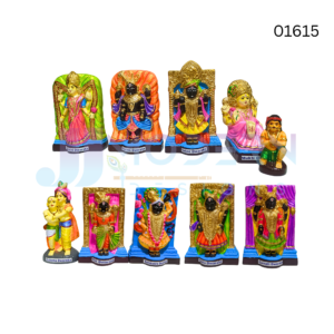 Nava Dwaraka Krishna | 12 inch | 	Clay	| 01615