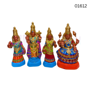 VijayaRaguva Perumal Thayar Golu Doll | 16 inch | Paper Mache | 01612