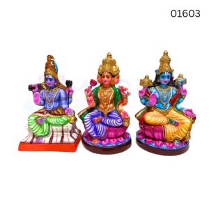 Sitting Sivan Brahma Vishnu