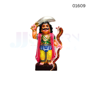 Mahishasura| 10 inch | Clay |01609