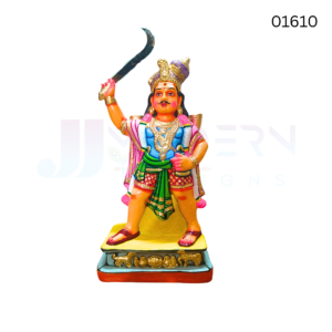 Madurai Veeran Doll 26 inch handmade paper mache